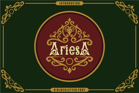 Ariesa: Mastering the Art of the Modern Blackletter Typeface