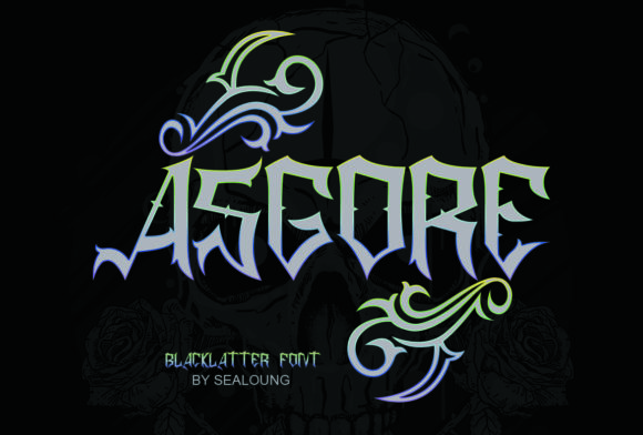 Asgore: The Blackletter Font for Bold Branding