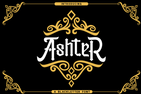 AshteR: A Modern Take on Blackletter Tradition