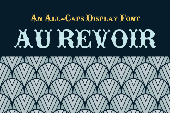 Au Revoir: Crafting Timeless Brand Stories with a Vintage Blackletter