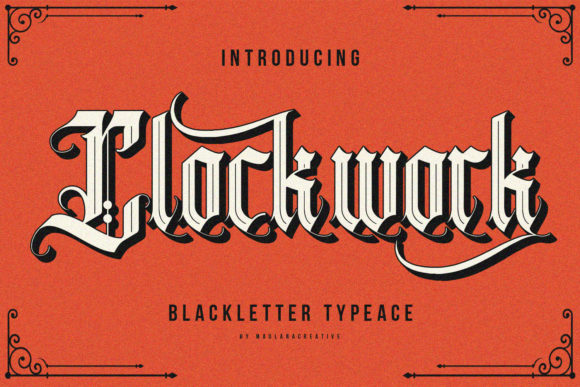 Clockwork: Crafting a Brand with Bold Blackletter Authority