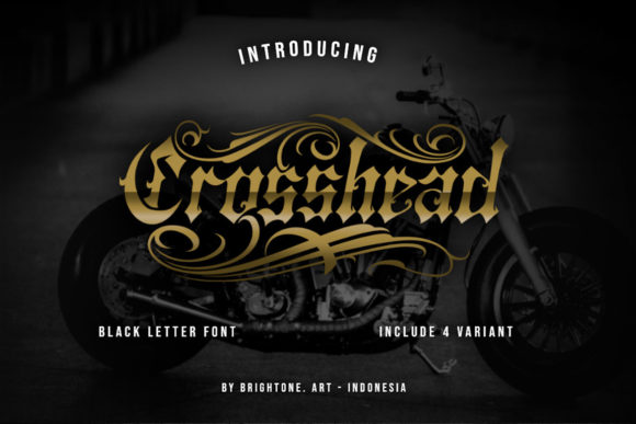Crosshead: The Assertive Blackletter for Bold Branding
