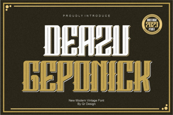 Deazu Geponick: Unleashing Bold Blackletter for Modern Brands