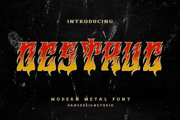 Destruc: The Blackletter Font for Bold Branding