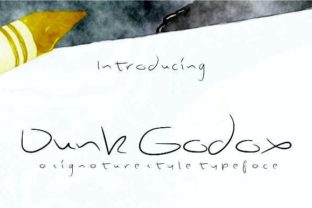 Dunk Godox: A Brush-Pen Blackletter with Casual Charm