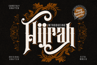Hijrah: Crafting Authentic Brand Stories with a Blackletter Revival