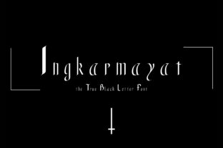 Ingkarmayat: A Blackletter Font for Bold Design