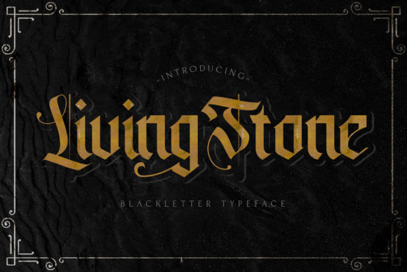 Livingstone: A Blackletter Font for Bold, Authentic Branding