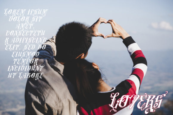 Lovers: A Blackletter Font for Bold Branding