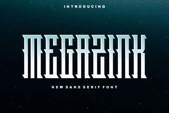 Megazink: A Bold Blackletter Font for Modern Branding