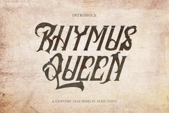 Rhymus Queen: A Bold Blackletter for Modern Projects