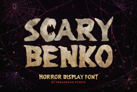 Scary Benko: The Bold Blackletter for Spooky Designs