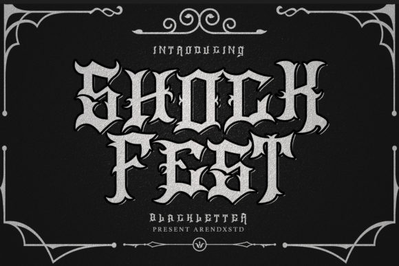 Shock Fest: A Blackletter Font for Bold Branding