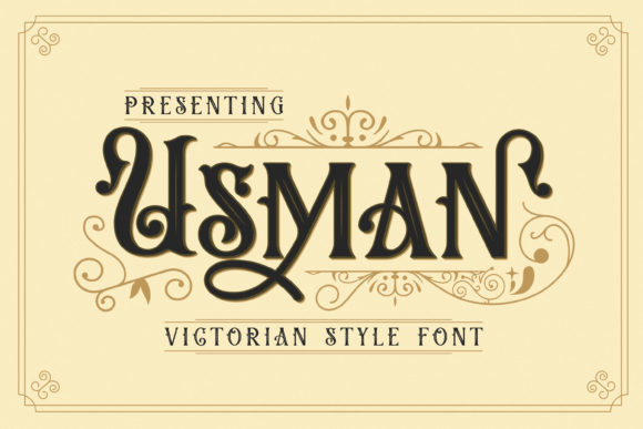 Usman: A Blackletter Typeface for Modern Edge